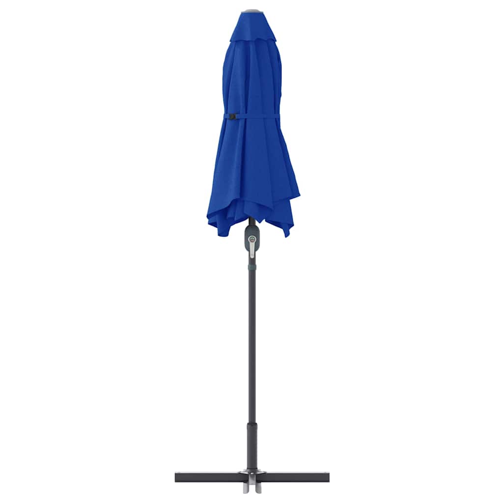 vidaXL Parasol de Grădină albastru 370 x 197 x 239 cm vidaXL Parasol de Grădină albastru 370 x 197 x 239 cm