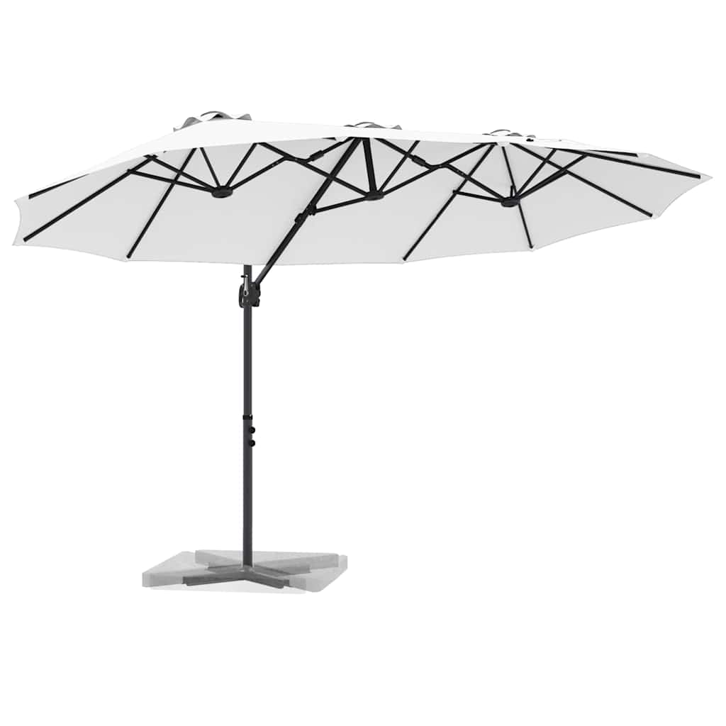 vidaXL Parasol cu braț cantilever pentru grădină Nisipiu vidaXL Parasol cu braț cantilever pentru grădină Nisipiu