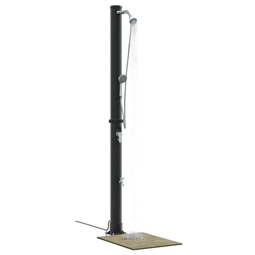 vidaXL Duș Solar de Exterior cu Cap de Duș Portabil, 217 cm, 20 L