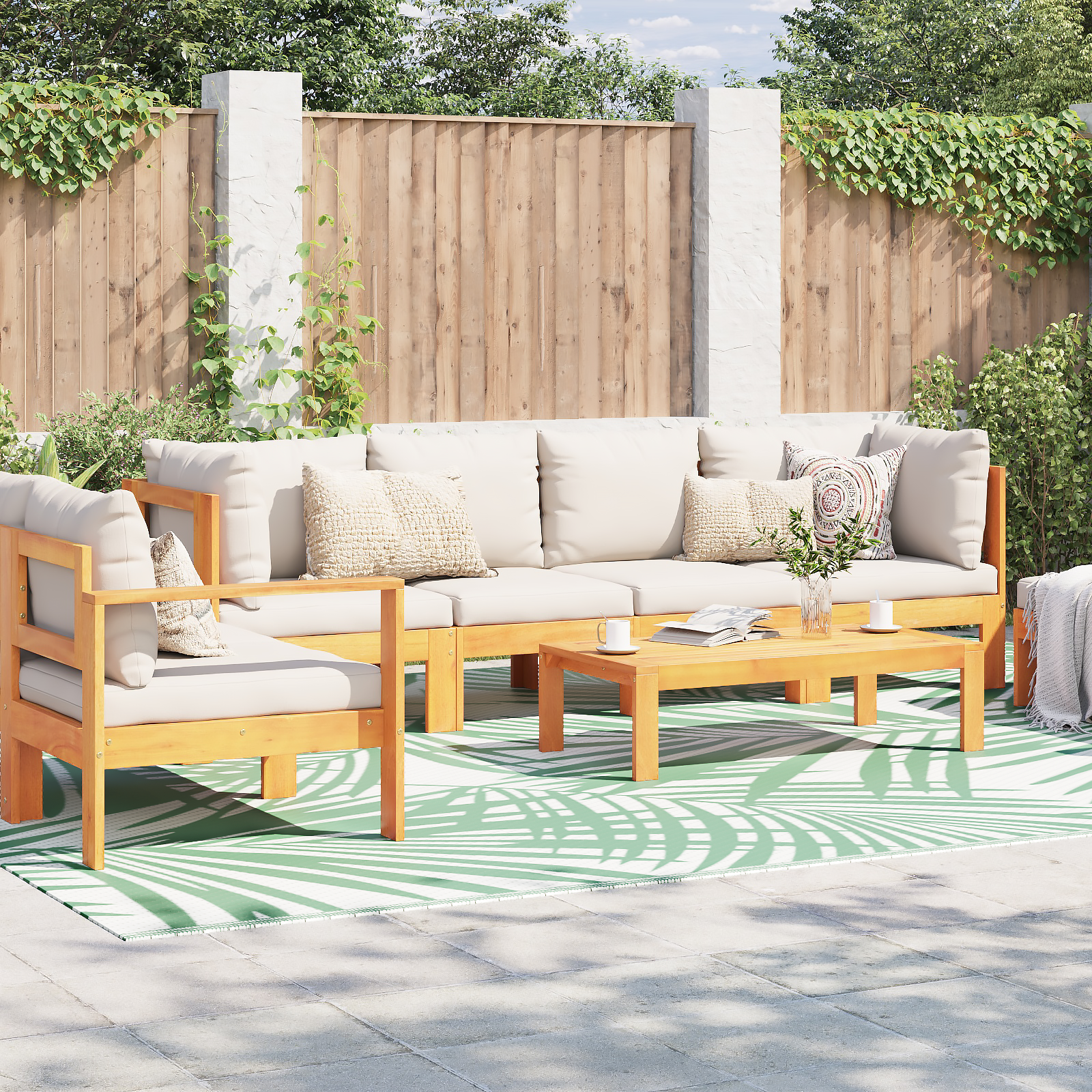vidaXL Pătură de Exterior ARAKIL de la Verde Poliester 300 x 400 cm vidaXL Pătură de Exterior ARAKIL de la Verde Poliester 300 x 400 cm