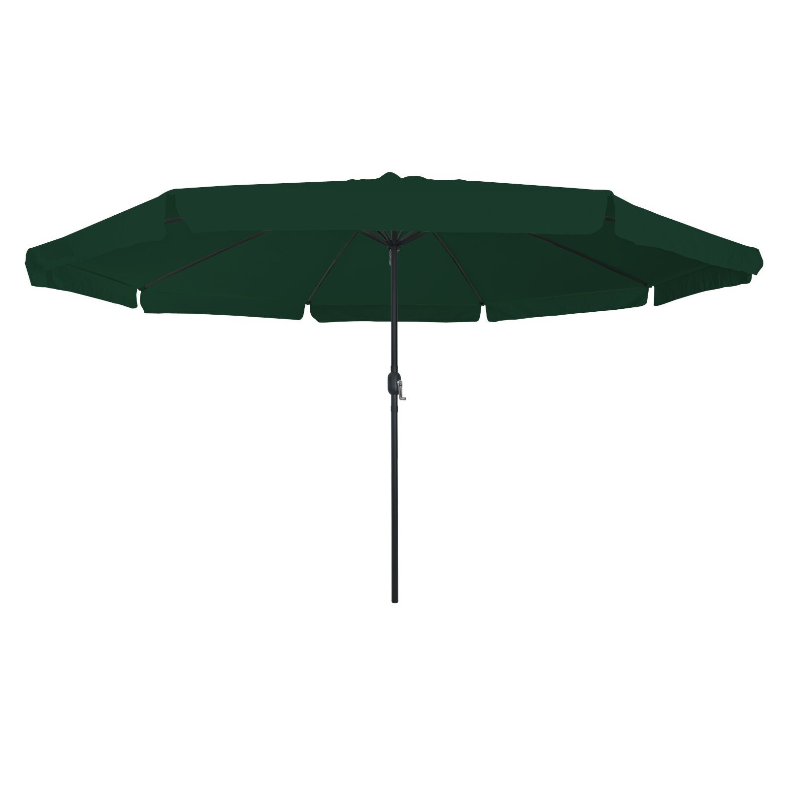 vidaXL Parasol de Grădină Verde și Negru 395 x 395 x 245 cm