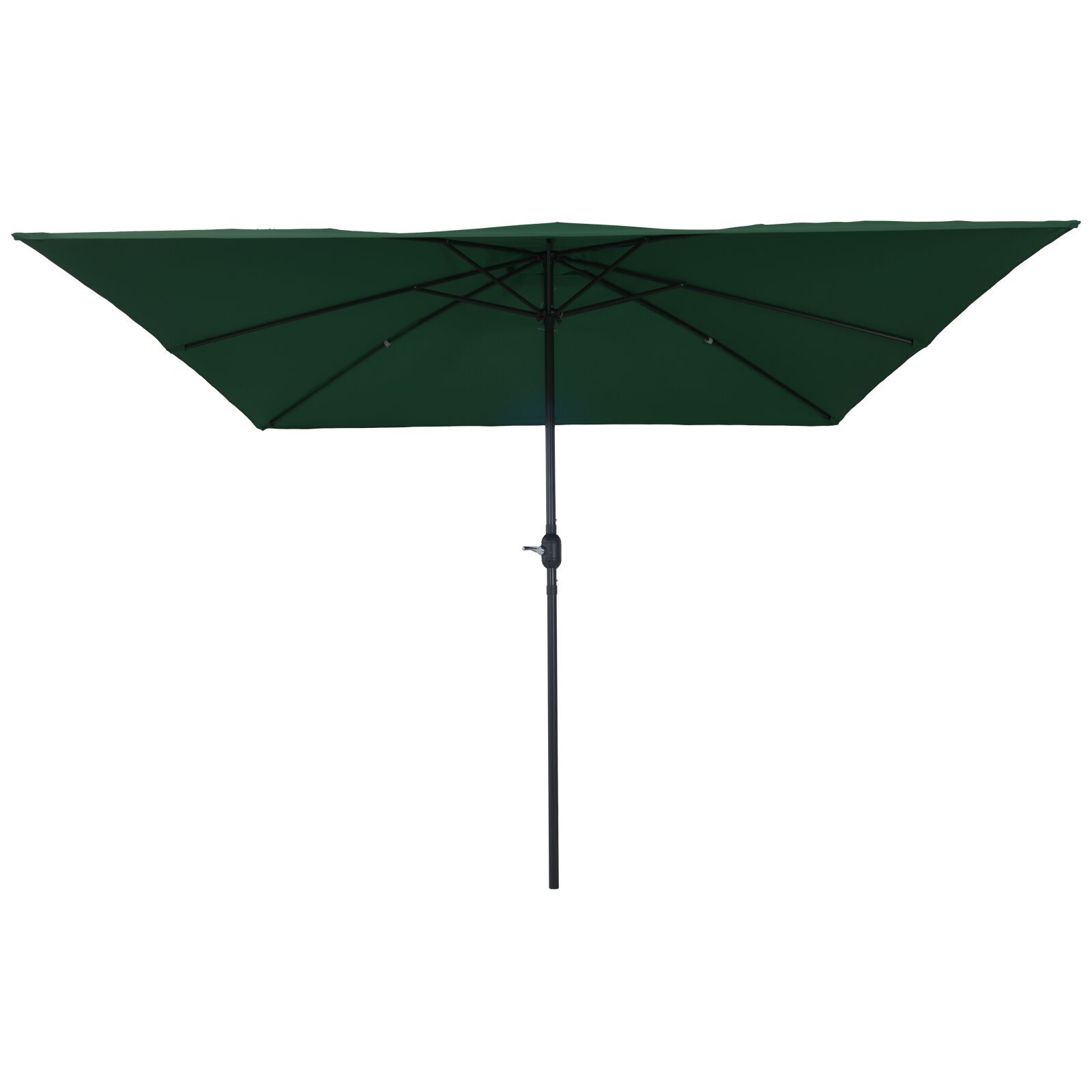 vidaXL Parasol de Grădină Verde și Negru 295 x 295 x 245 cm vidaXL Parasol de Grădină Verde și Negru 295 x 295 x 245 cm