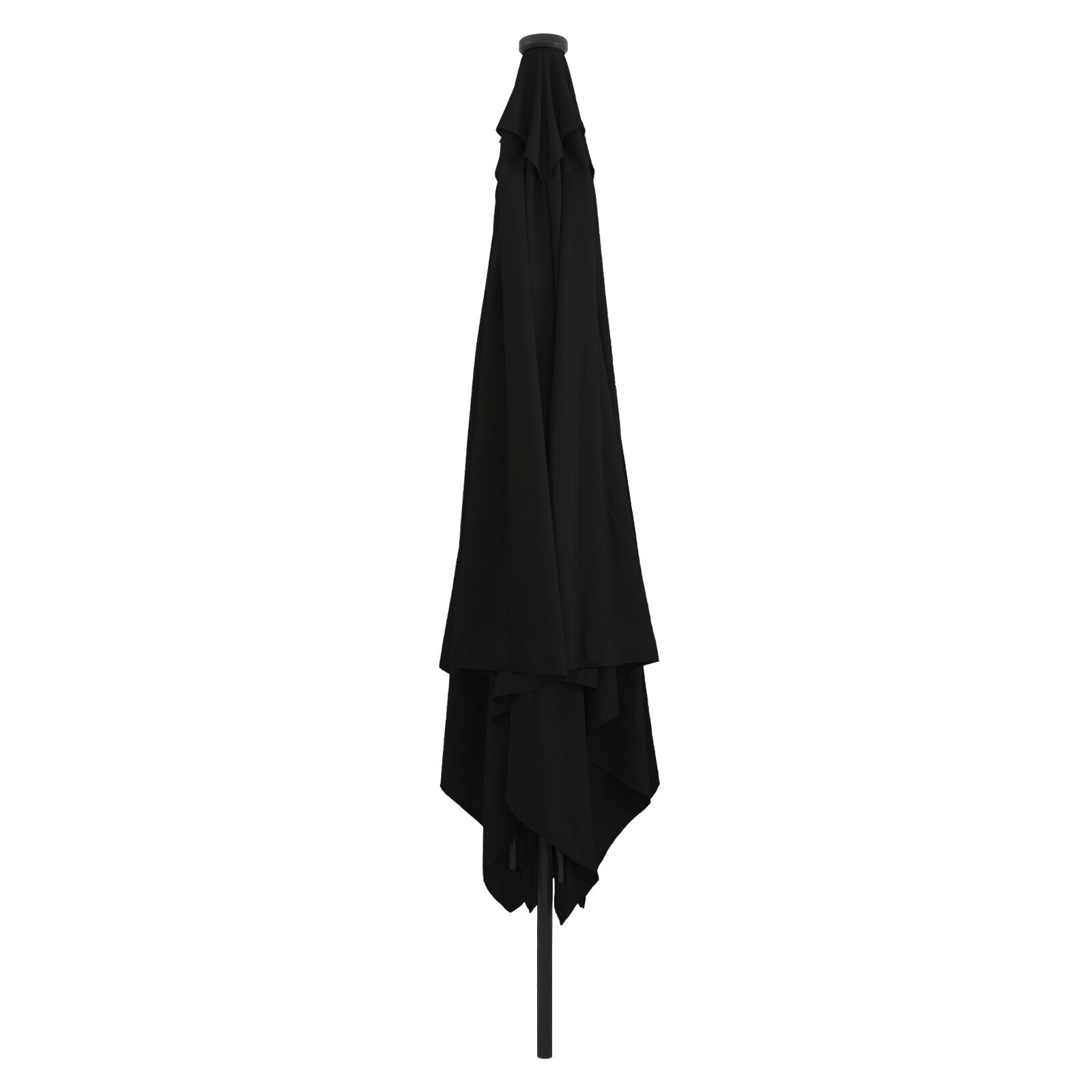vidaXL Parasol de Grădină Negru 295 x 295 x 245 cm Poliester și oțel vidaXL Parasol de Grădină Negru 295 x 295 x 245 cm Poliester și oțel