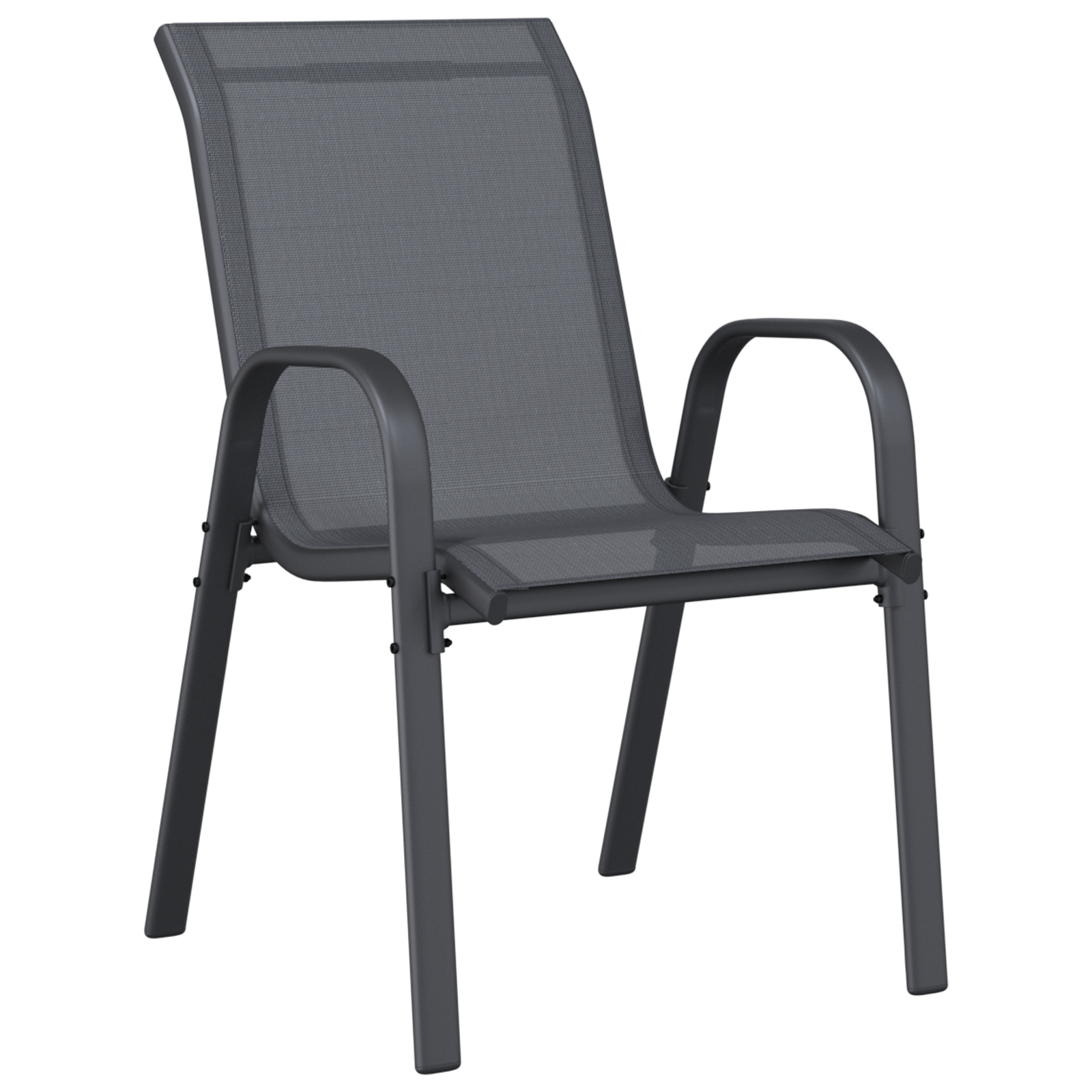 vidaXL Set Bistro de Grădină 3 pcs Gri Oțel vidaXL Set Bistro de Grădină 3 pcs Gri Oțel