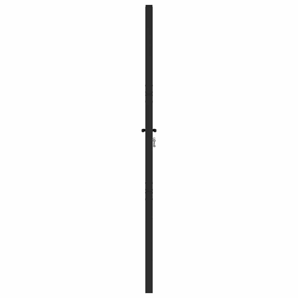 vidaXL Poarta de gradina incuiata neagra 100x180 cm aluminiu vidaXL Poarta de gradina incuiata neagra 100x180 cm aluminiu