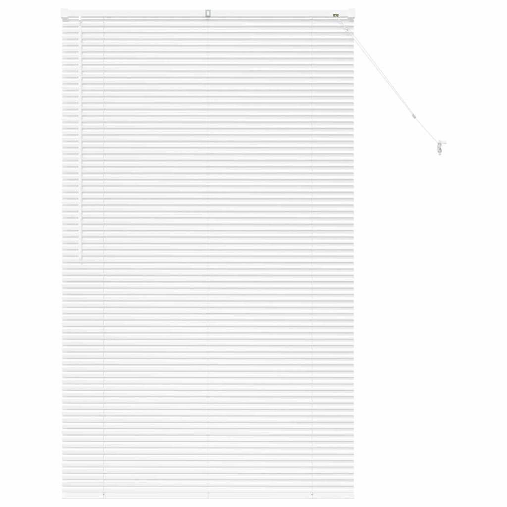 vidaXL Jaluzea pentru Fereastră cu perdele Manual Alb Aluminiu vidaXL Jaluzea pentru Fereastră cu perdele Manual Alb Aluminiu