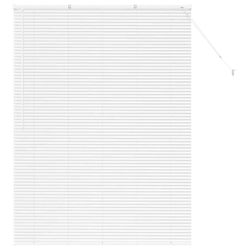 vidaXL Jaluzea pentru Fereastră cu perdele Manual Alb Aluminiu vidaXL Jaluzea pentru Fereastră cu perdele Manual Alb Aluminiu