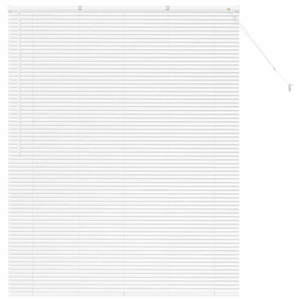 vidaXL Jaluzea pentru Fereastră cu perdele Manual Alb Aluminiu vidaXL Jaluzea pentru Fereastră cu perdele Manual Alb Aluminiu