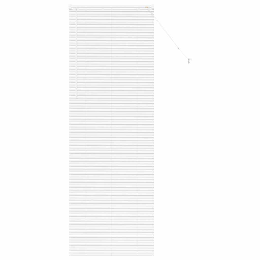 vidaXL Jaluzea pentru Fereastră cu perdele Manual Alb Aluminiu vidaXL Jaluzea pentru Fereastră cu perdele Manual Alb Aluminiu