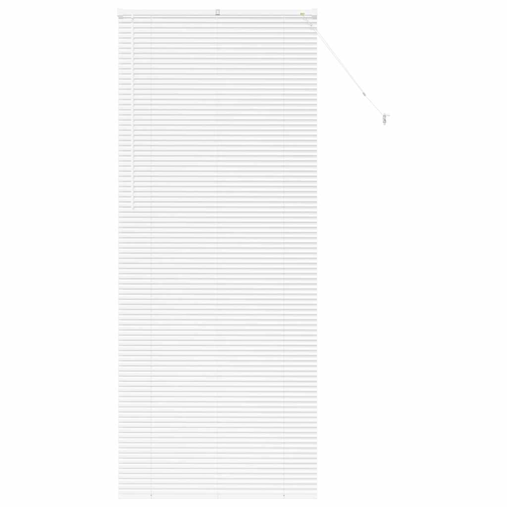 vidaXL Jaluzea pentru Fereastră cu perdele Manual Alb Aluminiu vidaXL Jaluzea pentru Fereastră cu perdele Manual Alb Aluminiu