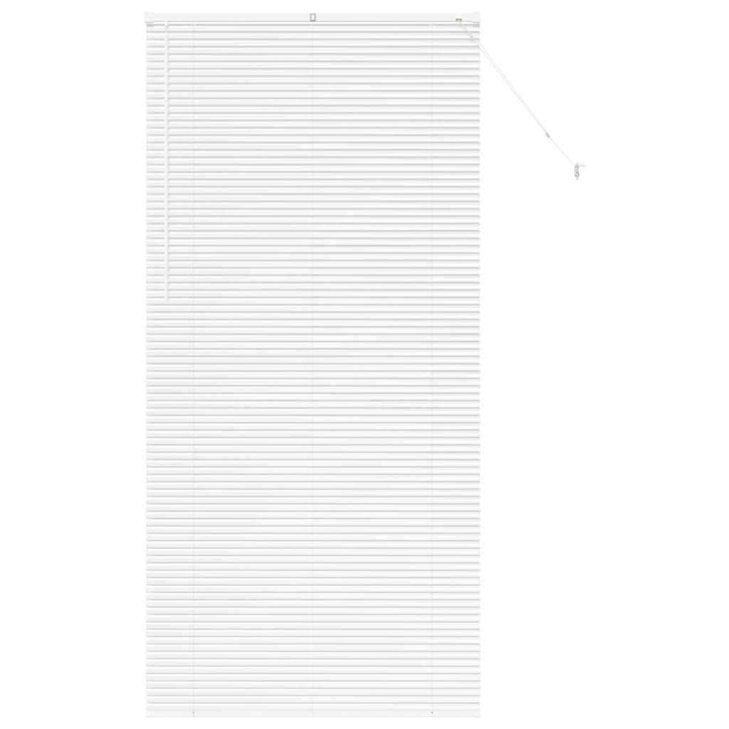 vidaXL Jaluzea pentru Fereastră cu perdele Manual Alb Aluminiu vidaXL Jaluzea pentru Fereastră cu perdele Manual Alb Aluminiu