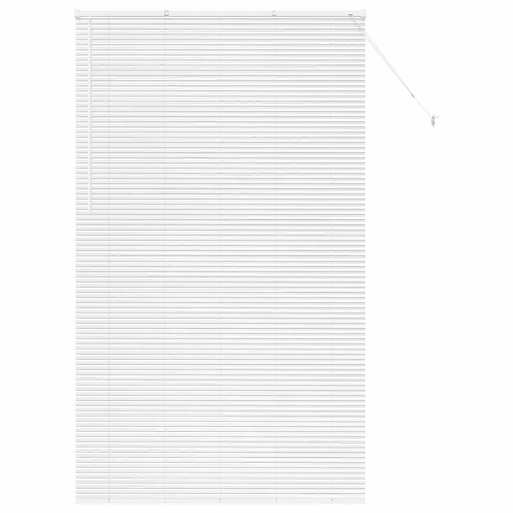 vidaXL Jaluzea pentru Fereastră cu perdele Manual Alb Aluminiu vidaXL Jaluzea pentru Fereastră cu perdele Manual Alb Aluminiu