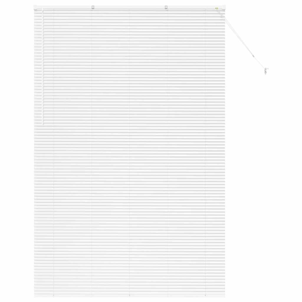 vidaXL Jaluzea pentru Fereastră cu perdele Manual Alb Aluminiu vidaXL Jaluzea pentru Fereastră cu perdele Manual Alb Aluminiu