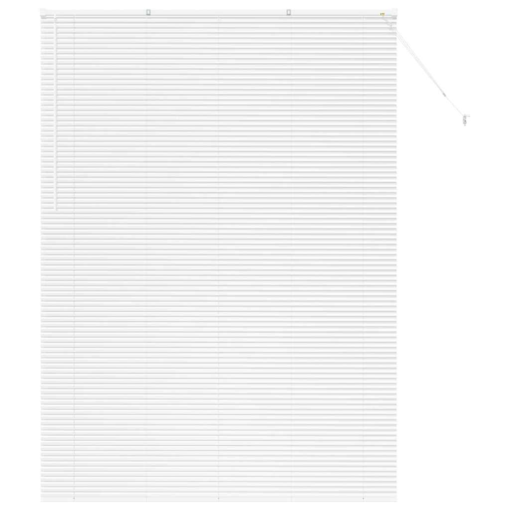 vidaXL Jaluzea pentru Fereastră cu perdele Manual Alb Aluminiu vidaXL Jaluzea pentru Fereastră cu perdele Manual Alb Aluminiu