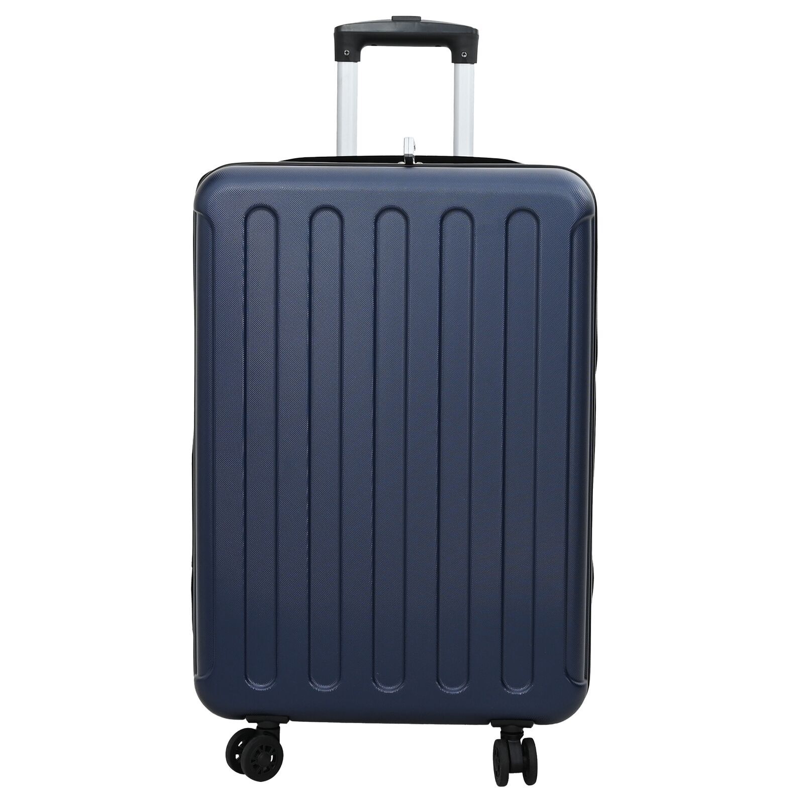vidaXL Valiză cu blocare Albastru închis 43 x 27 x 66 cm Plastic ABS