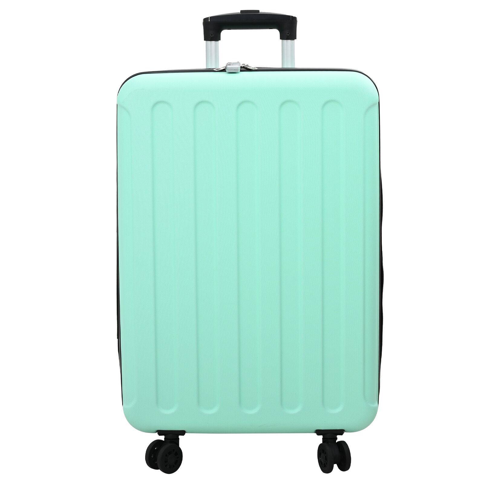 vidaXL Valiză cu blocare Verde mentă 43 x 27 x 66 cm Plastic ABS