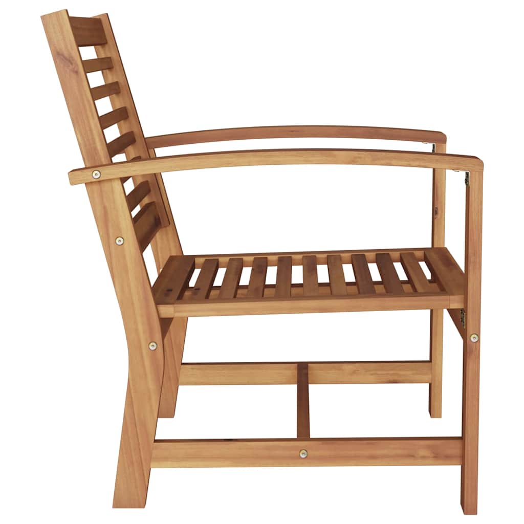 vidaXL Scaune de grădină 2 pcs natural 60 x 65 x 76.5 cm vidaXL Scaune de grădină 2 pcs natural 60 x 65 x 76.5 cm