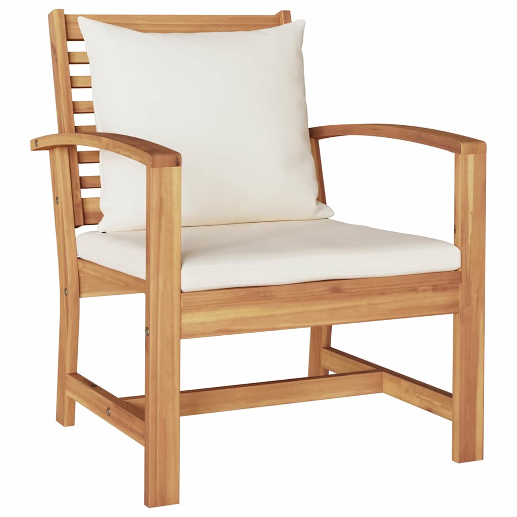 vidaXL Scaune de grădină 2 pcs natural 60 x 65 x 76.5 cm vidaXL Scaune de grădină 2 pcs natural 60 x 65 x 76.5 cm