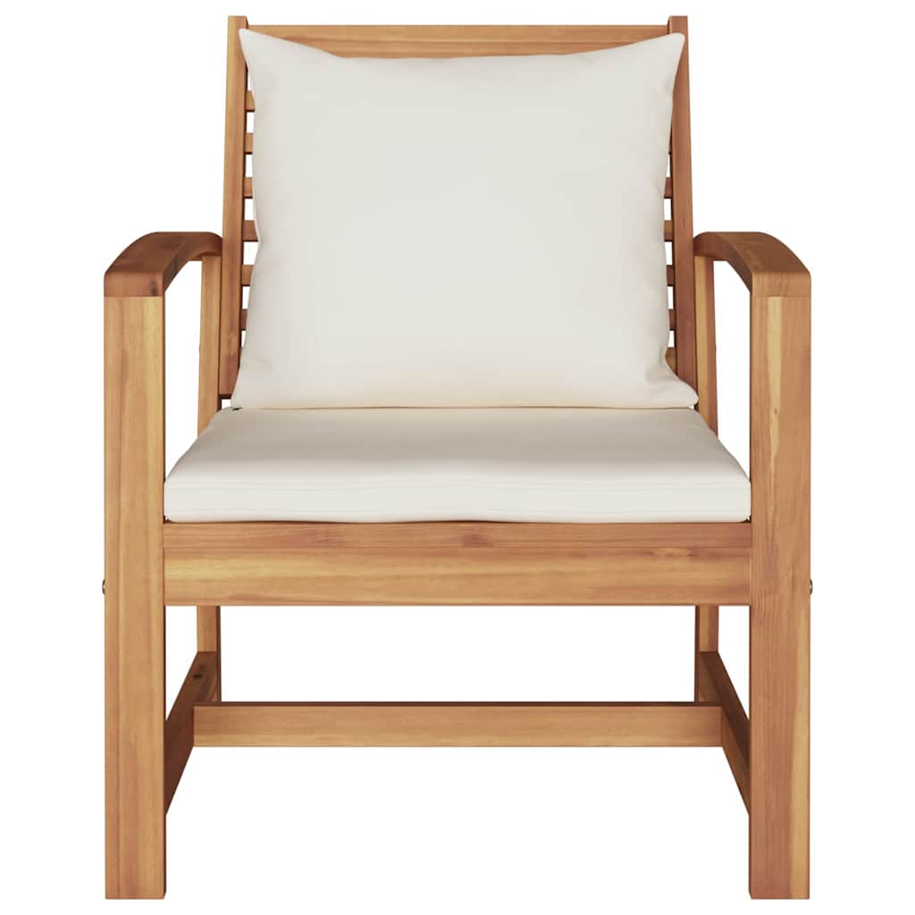 vidaXL Scaune de grădină 2 pcs natural 60 x 65 x 76.5 cm vidaXL Scaune de grădină 2 pcs natural 60 x 65 x 76.5 cm