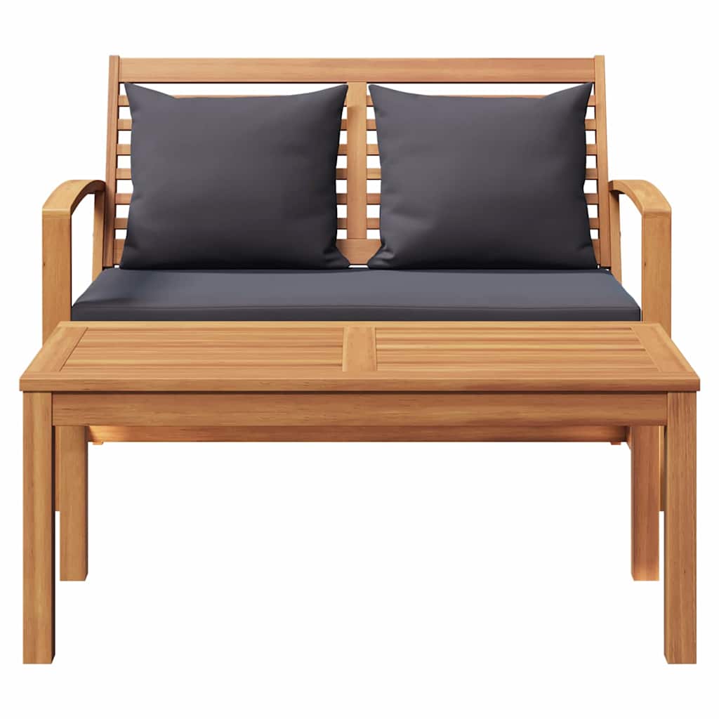 vidaXL Bancă de grădină Maro 110 x 64 x 76.5 cm Lemn masiv de tec vidaXL Bancă de grădină Maro 110 x 64 x 76.5 cm Lemn masiv de tec