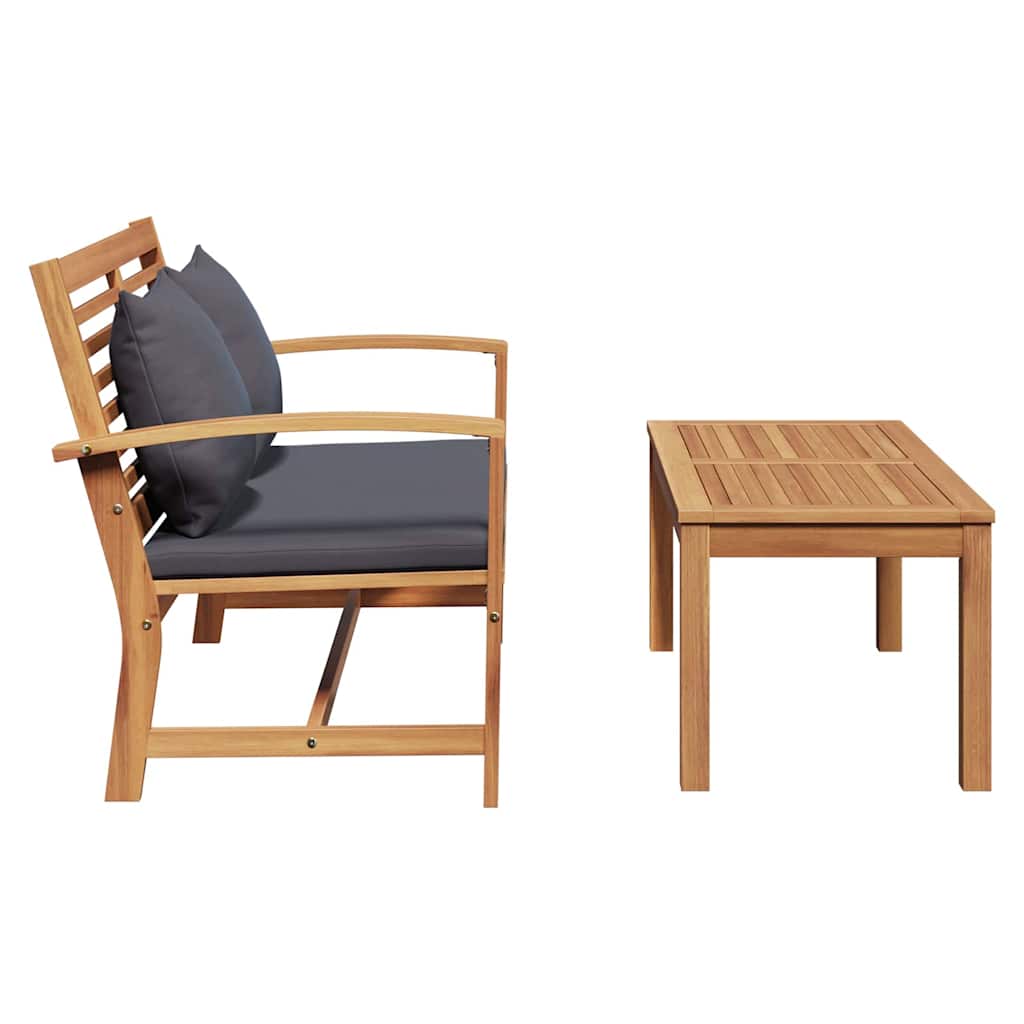 vidaXL Bancă de grădină Maro 110 x 64 x 76.5 cm Lemn masiv de tec vidaXL Bancă de grădină Maro 110 x 64 x 76.5 cm Lemn masiv de tec
