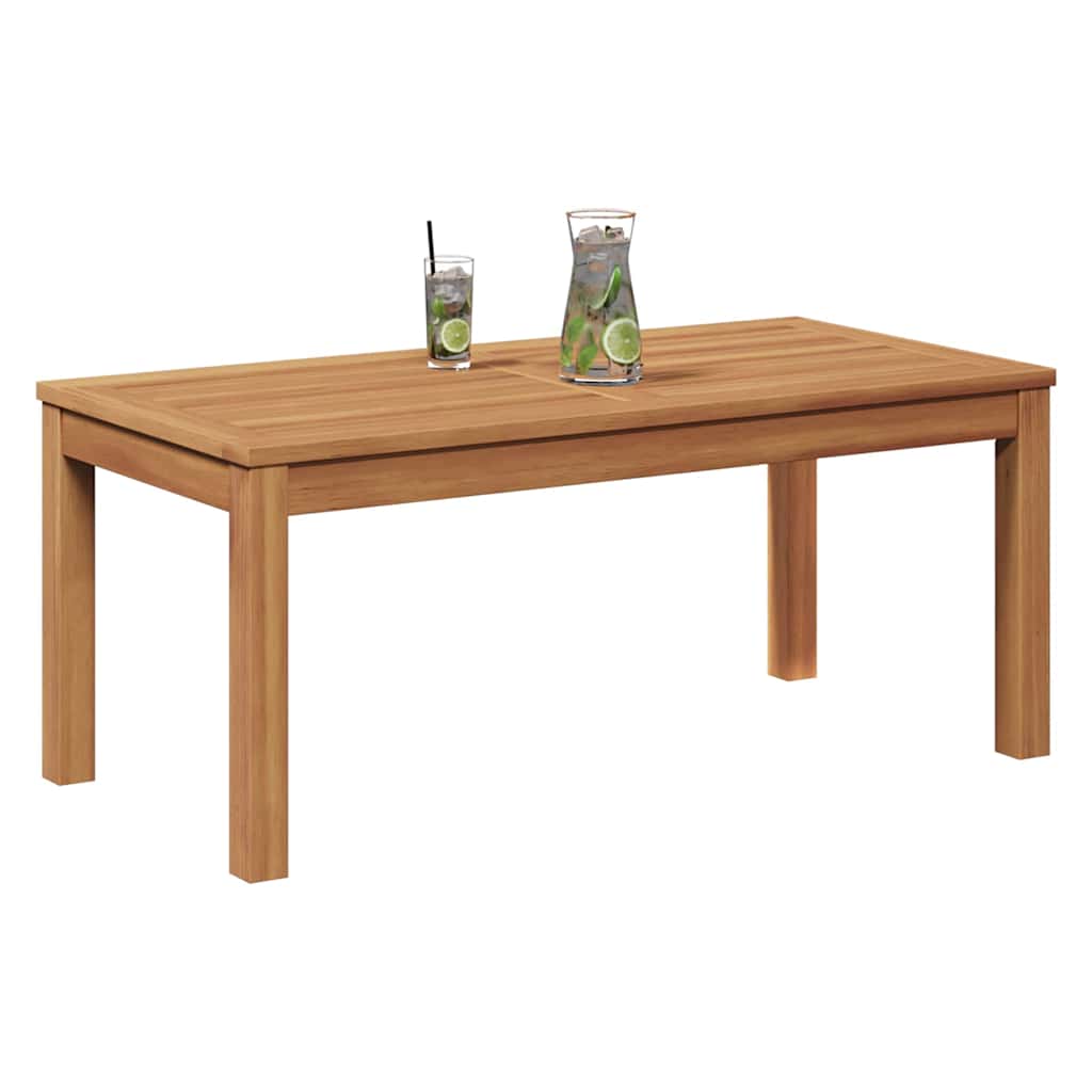 vidaXL Masă de Grădină natural 95 x 45 x 40 cm Lemn masiv de tec vidaXL Masă de Grădină natural 95 x 45 x 40 cm Lemn masiv de tec