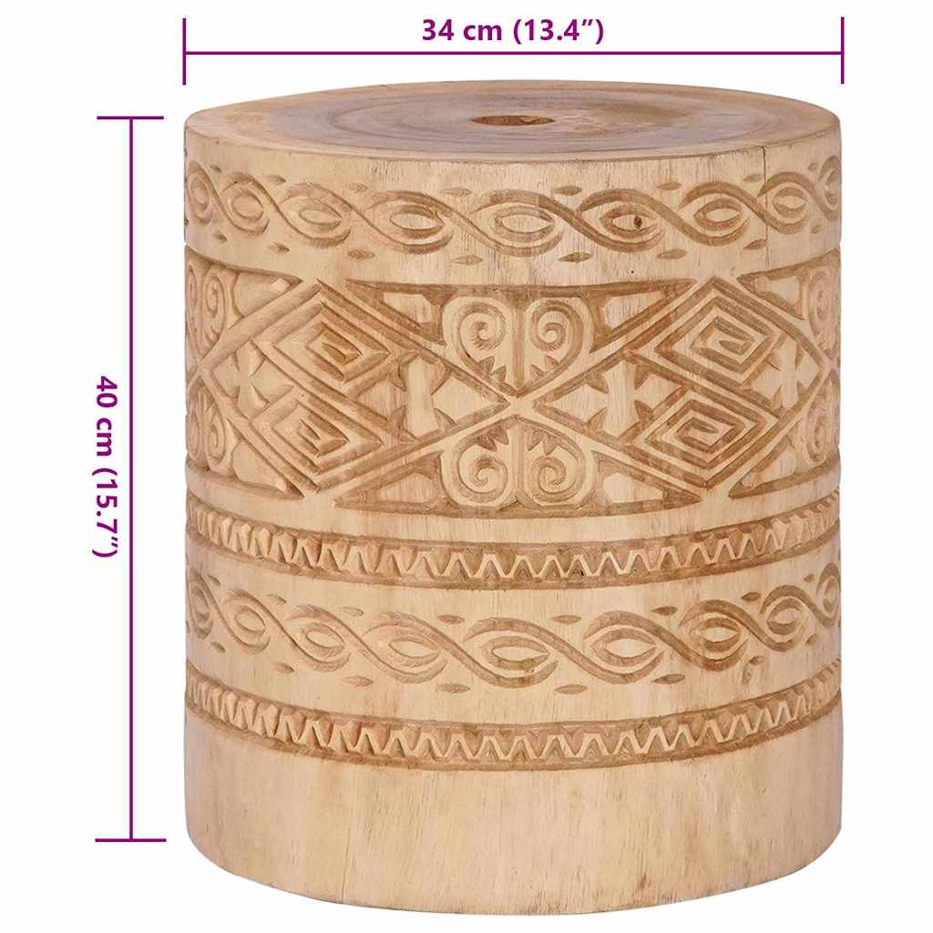 vidaXL Bază pentru umbrelă Altele Maro Ø34 x 40 cm Lemn masiv vidaXL Bază pentru umbrelă Altele Maro Ø34 x 40 cm Lemn masiv