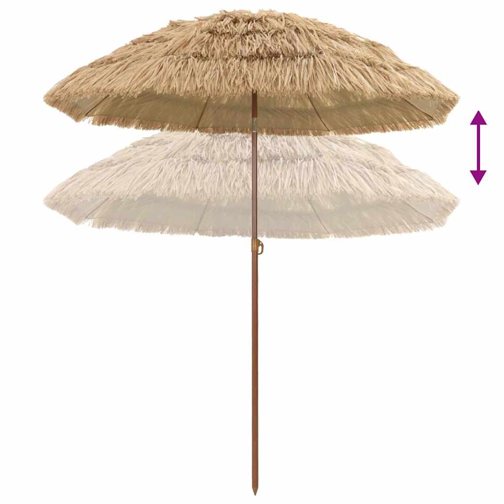 vidaXL Parasol de Grădină natural 160 x 160 x 196 cm