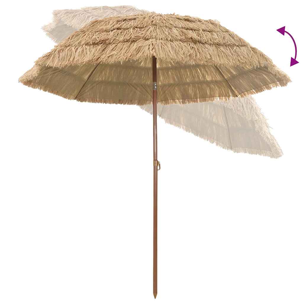 vidaXL Parasol de Grădină natural 205 x 205 x 210 cm