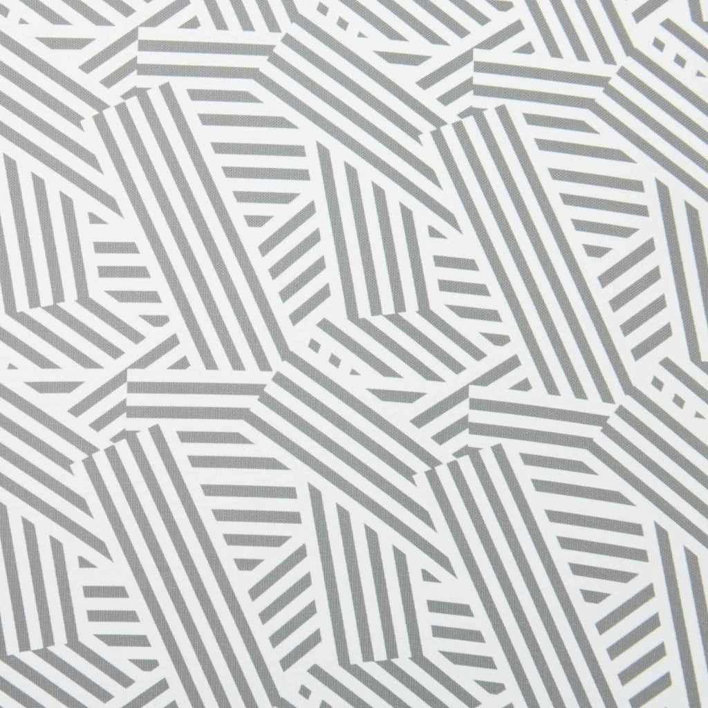 vidaXL Parasol de Plajă Gri și alb 160 x 160 x 196 cm