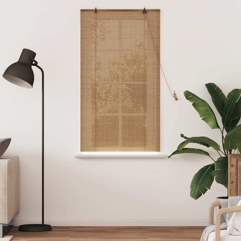 vidaXL Jaluzele și Rulouri pentru Fereastră Maro deschis 90 x 160 cm