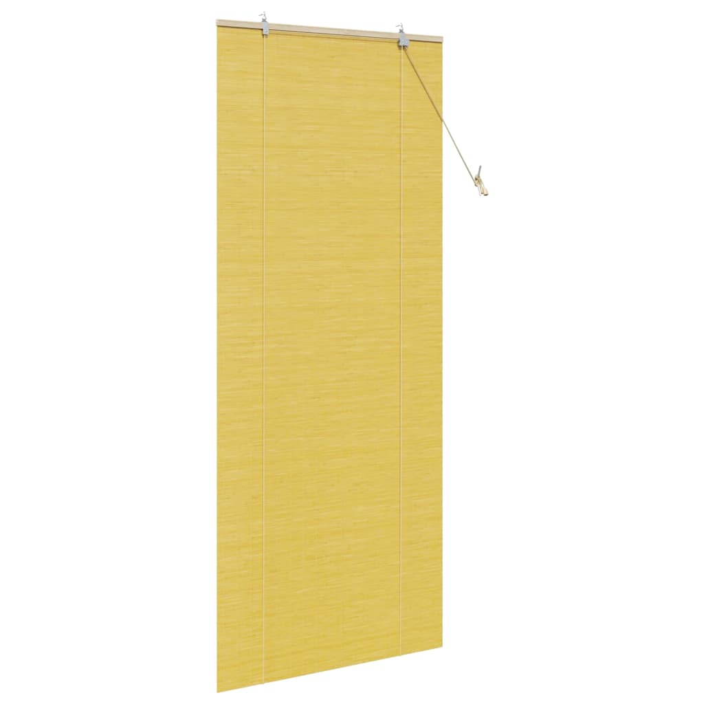 vidaXL Jaluzele și Rulouri pentru Fereastră Galben 90 x 220 cm Bambus