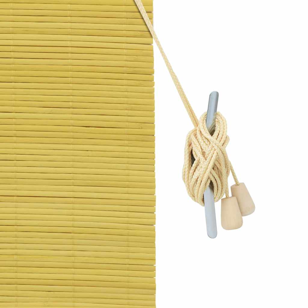 vidaXL Jaluzele și Rulouri pentru Fereastră Galben 100 x 220 cm Bambus vidaXL Jaluzele și Rulouri pentru Fereastră Galben 100 x 220 cm Bambus