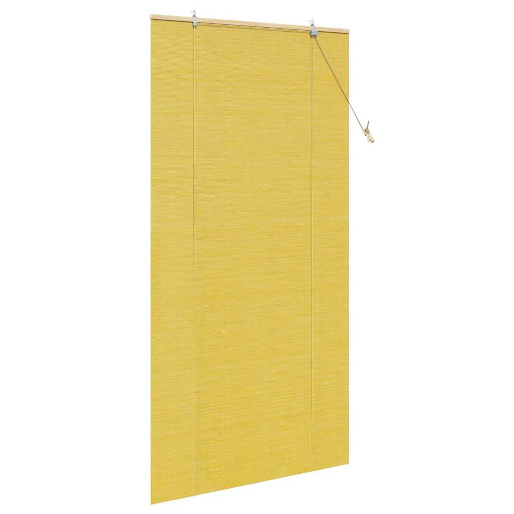 vidaXL Jaluzele și Rulouri pentru Fereastră Galben 110 x 220 cm Bambus vidaXL Jaluzele și Rulouri pentru Fereastră Galben 110 x 220 cm Bambus