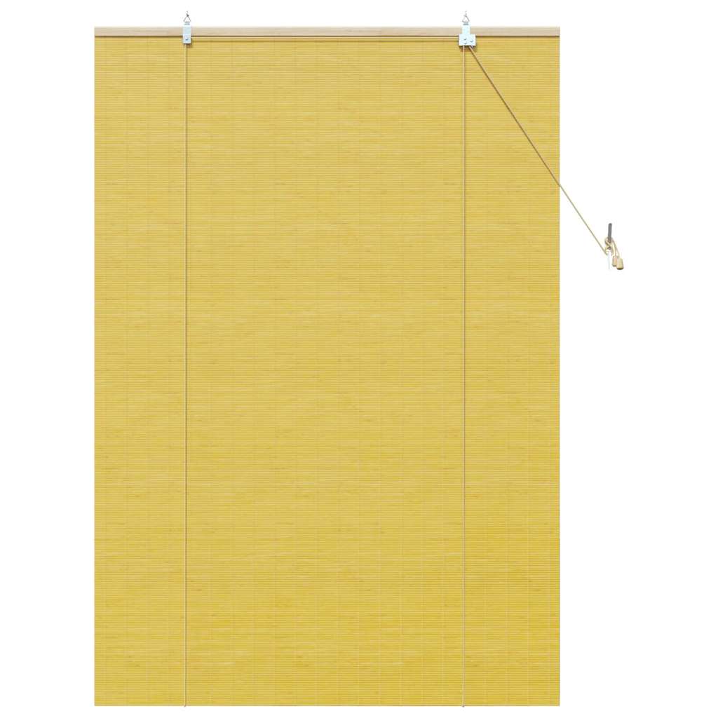 vidaXL Jaluzele și Rulouri pentru Fereastră Galben 120 x 160 cm Bambus vidaXL Jaluzele și Rulouri pentru Fereastră Galben 120 x 160 cm Bambus