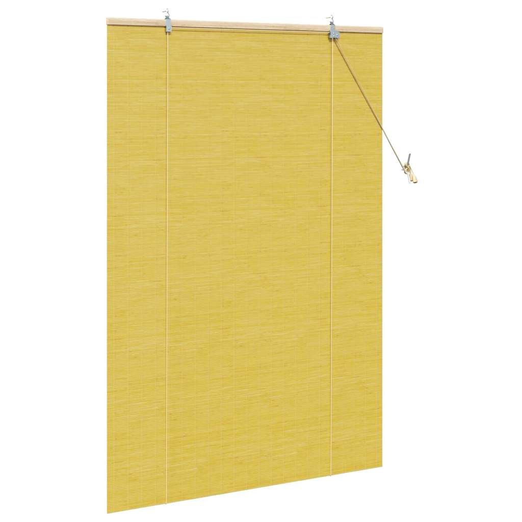 vidaXL Jaluzele și Rulouri pentru Fereastră Galben 120 x 160 cm Bambus vidaXL Jaluzele și Rulouri pentru Fereastră Galben 120 x 160 cm Bambus