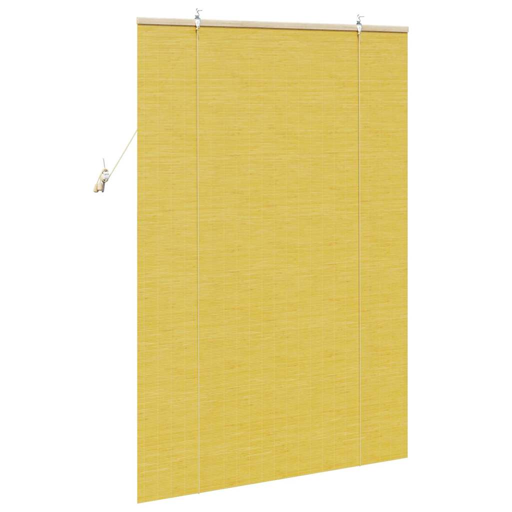 vidaXL Jaluzele și Rulouri pentru Fereastră Galben 120 x 160 cm Bambus vidaXL Jaluzele și Rulouri pentru Fereastră Galben 120 x 160 cm Bambus