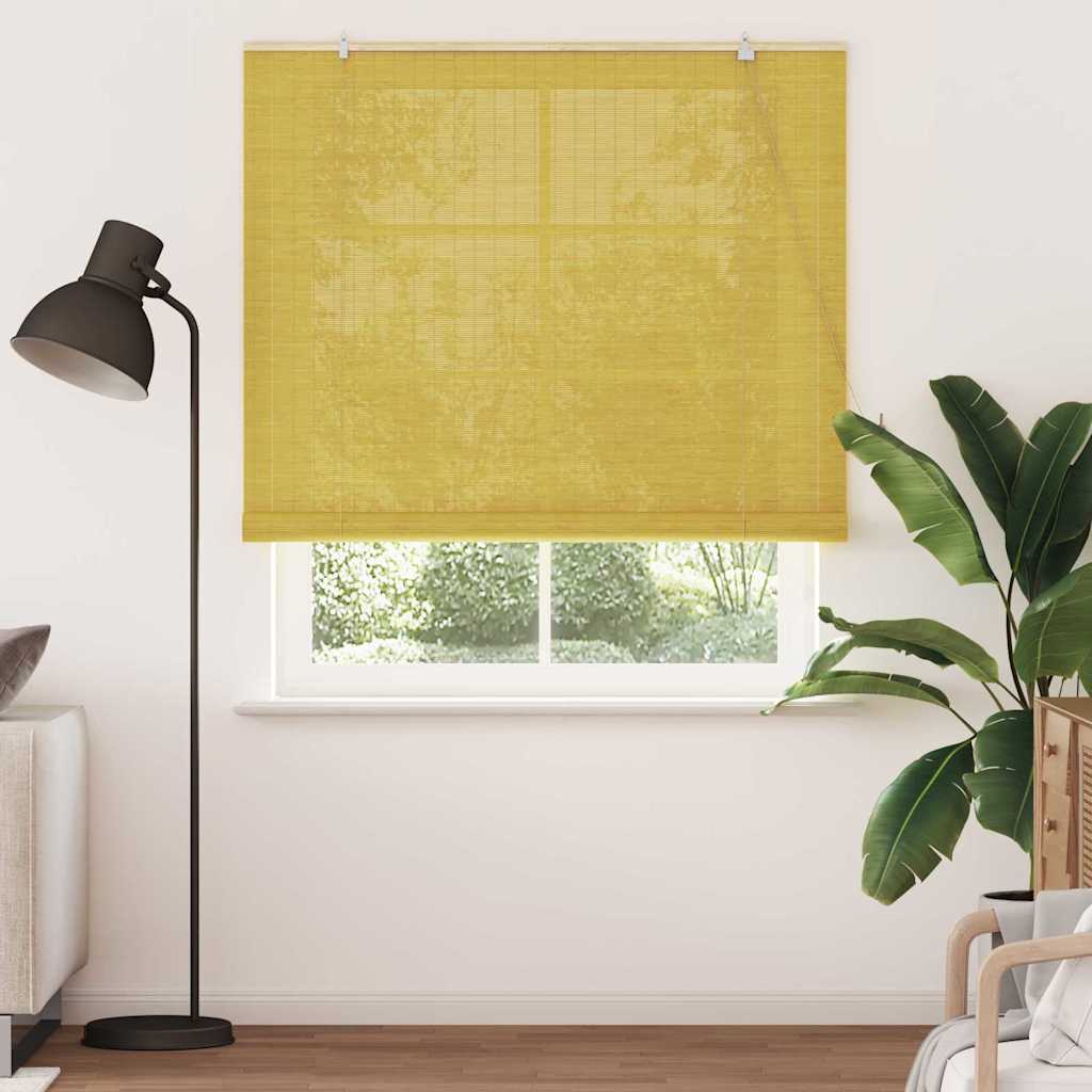 vidaXL Jaluzele și Rulouri pentru Fereastră Galben 140 x 220 cm Bambus vidaXL Jaluzele și Rulouri pentru Fereastră Galben 140 x 220 cm Bambus