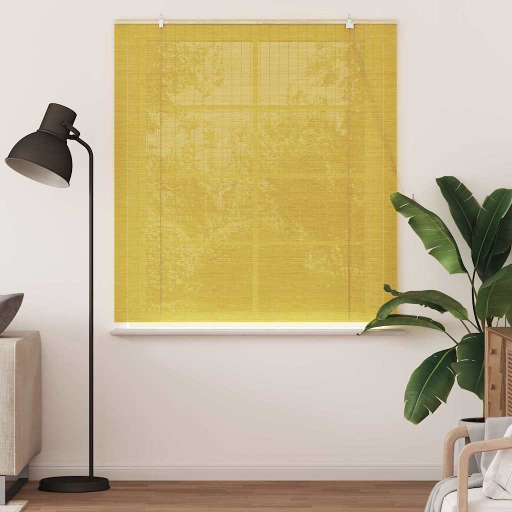 vidaXL Jaluzele și Rulouri pentru Fereastră Galben 150 x 160 cm Bambus vidaXL Jaluzele și Rulouri pentru Fereastră Galben 150 x 160 cm Bambus