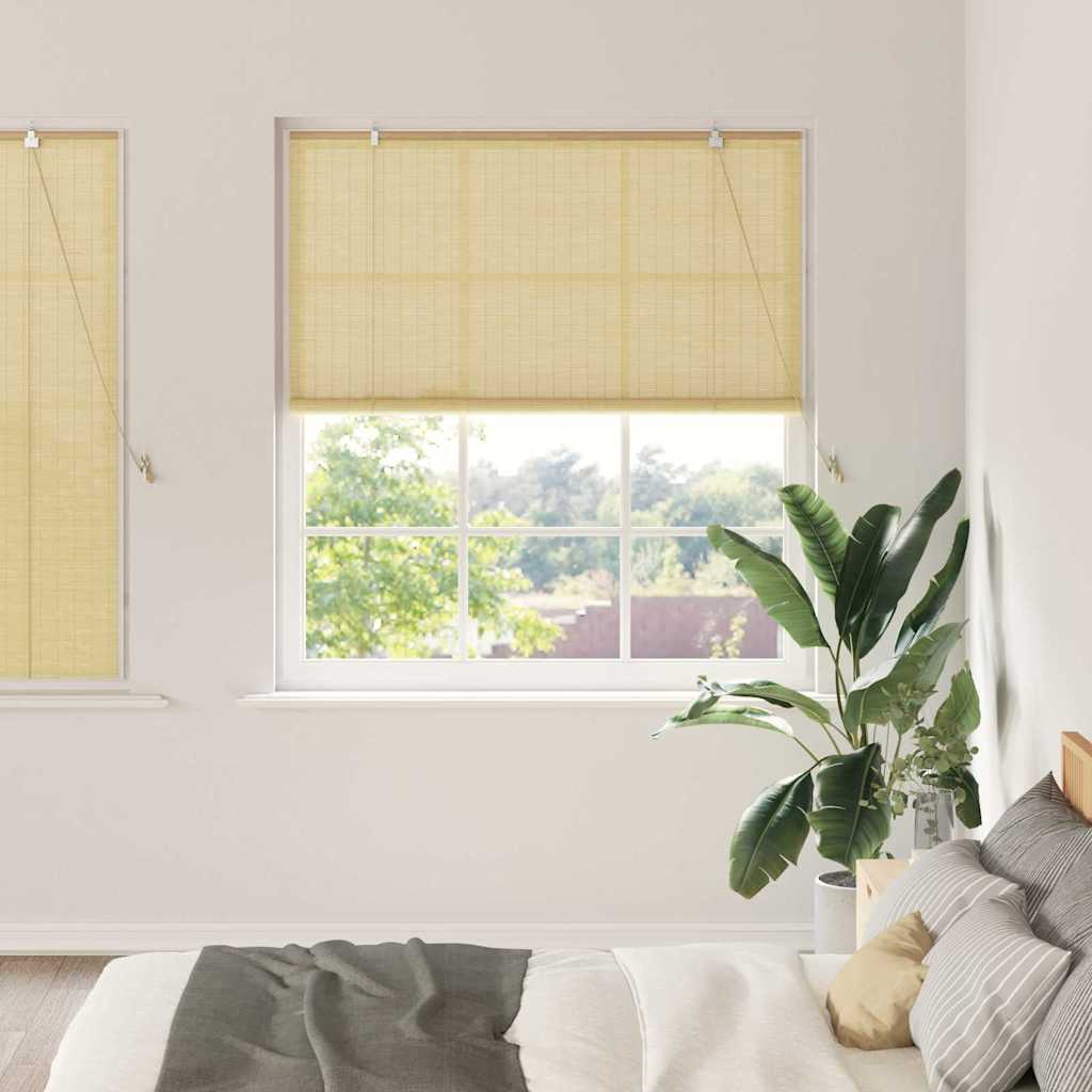 vidaXL Jaluzele și Rulouri pentru Fereastră natural 140 x 160 cm