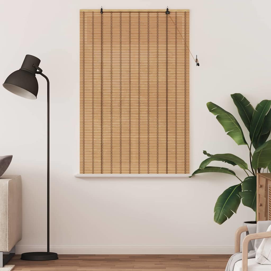 vidaXL Jaluzele și Rulouri pentru Fereastră Maro deschis 110 x 160 cm vidaXL Jaluzele și Rulouri pentru Fereastră Maro deschis 110 x 160 cm