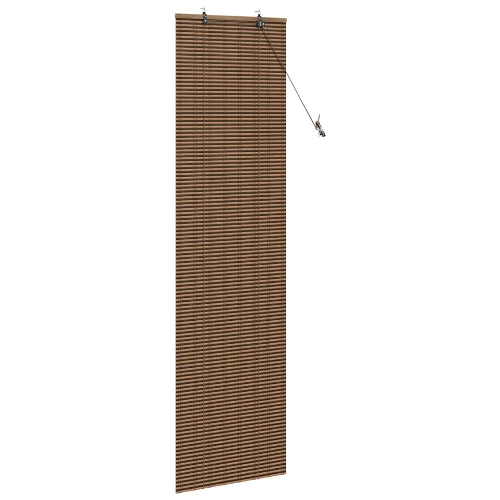 vidaXL Jaluzea pentru Fereastră cu perdele Maro 60 x 220 cm Bambus