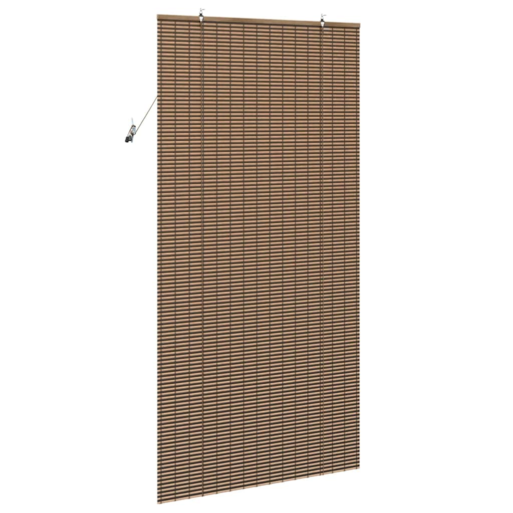vidaXL Jaluzea pentru Fereastră cu perdele Maro 110 x 220 cm Bambus