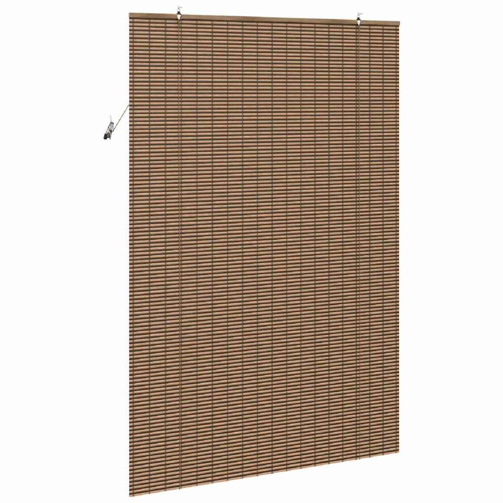 vidaXL Jaluzea pentru Fereastră cu perdele Maro 140 x 220 cm Bambus