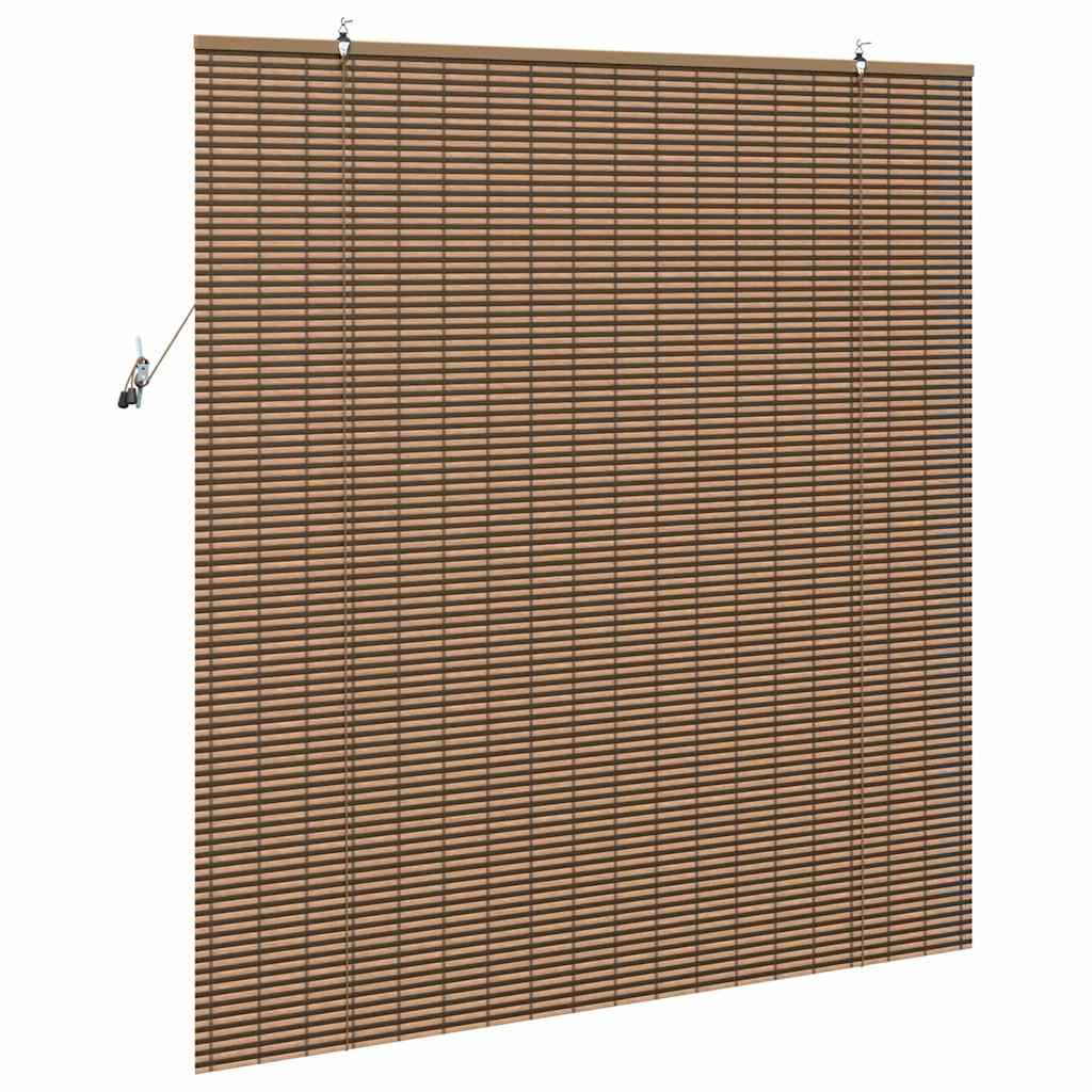 vidaXL Jaluzea pentru Fereastră cu perdele Maro 150 x 160 cm Bambus