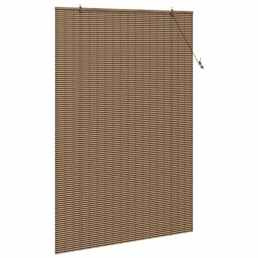 vidaXL Jaluzea pentru Fereastră cu perdele Maro 150 x 220 cm Bambus