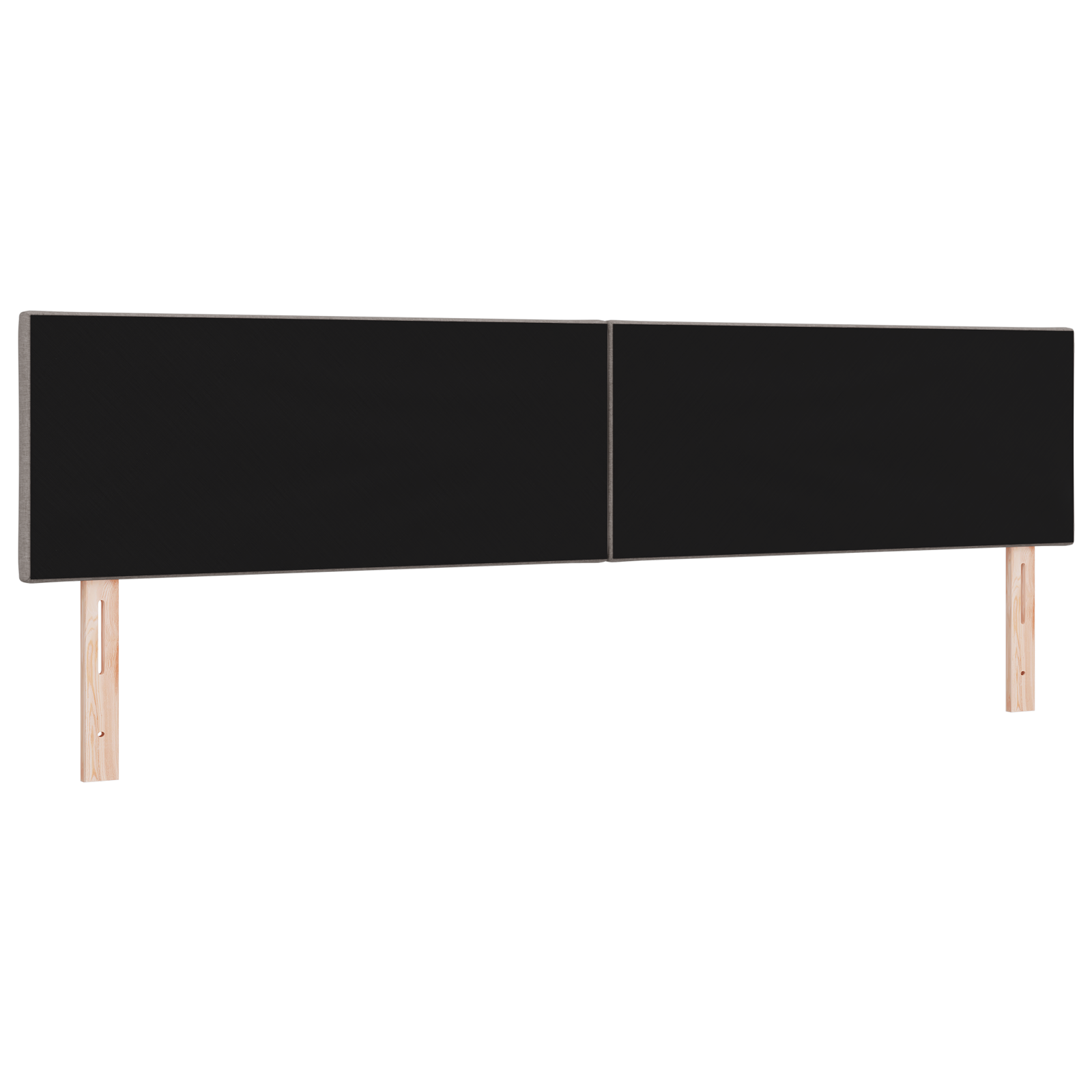 vidaXL Tăblie cap cu headboard Gri taupe 200 cm Piele artificială