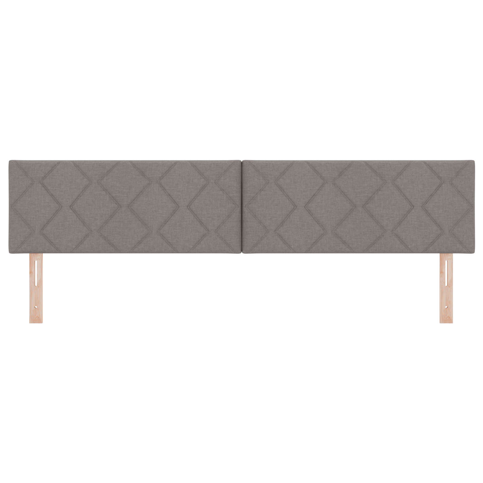 vidaXL Tăblie cap cu headboard Gri taupe 200 cm Piele artificială