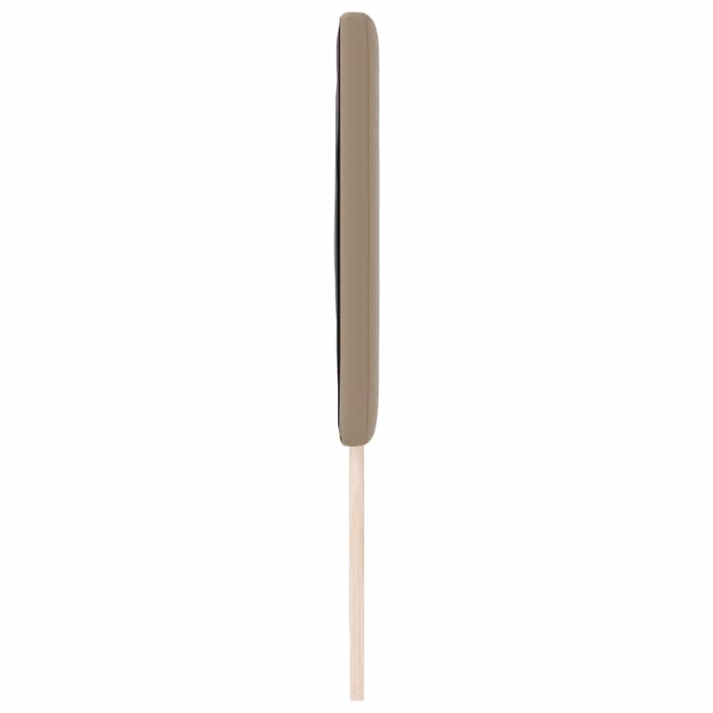 vidaXL Tăblie cap Pe perete cu headboard Manual Cappuccino 90 cm PVC
