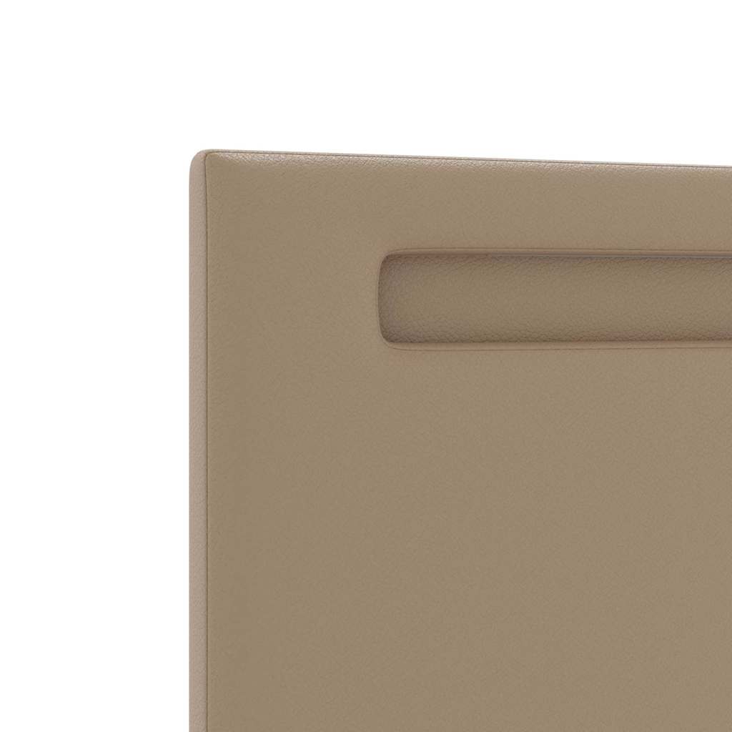 vidaXL Tăblie cap Pe perete cu headboard Manual Cappuccino 160 cm PVC vidaXL Tăblie cap Pe perete cu headboard Manual Cappuccino 160 cm PVC